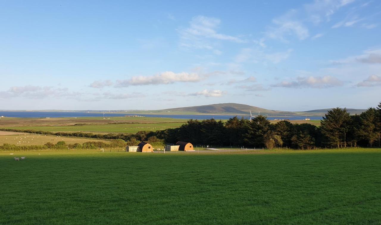 Lilly'S Lodges Orkney Hedgehog Lodge Finstown Exterior photo